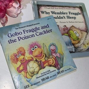 Fraggle Rock Books Jim Henson Muppets  Presents Fraggle Rock VTG